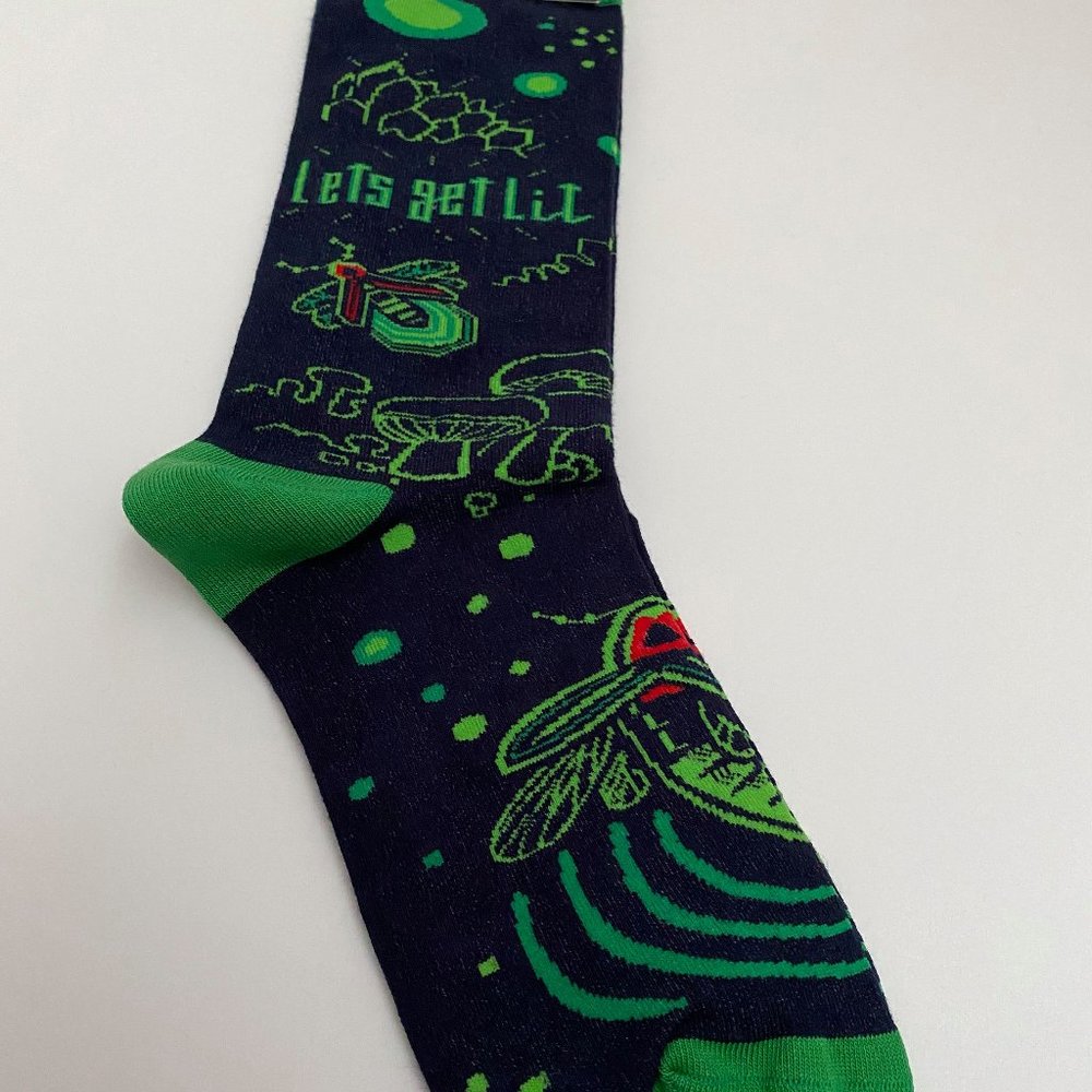 Let's Get Lit Socks by Primitive by Kathy